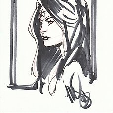Mark Brooks - 1 Original drawing - Wonder Woman - Original Artwork - 2018 Comic Art
