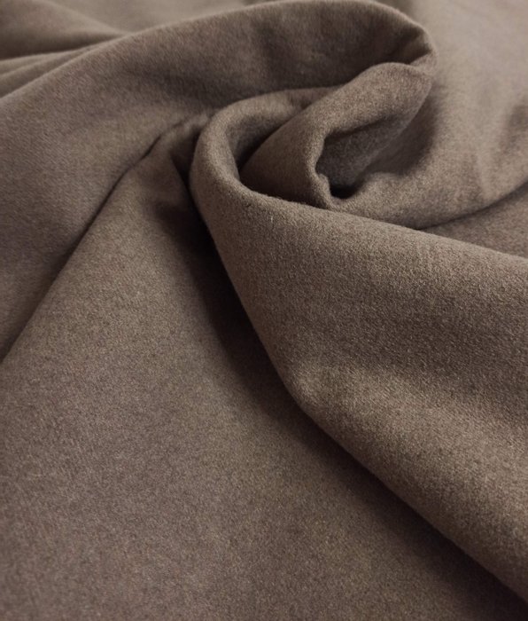 700 x 150 cm - "AVRELLA" Elegante tessuto in pura lana vergine e cashmere - Polsterstoff