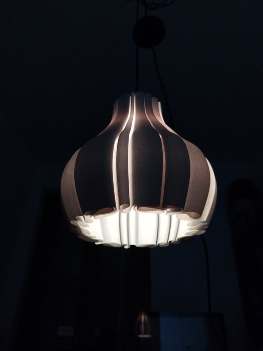 ProMaker3D Designer - Hængende lampe - Santorini marmor - Biopolymer