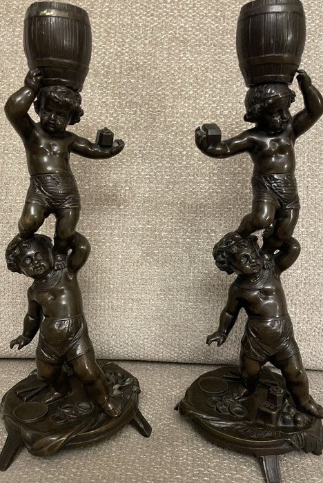 H. Perrot - Armleuchter - Bronze