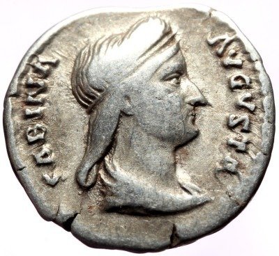 罗马帝国. 萨比纳 （奥古斯塔， 公元 128-136）. Denarius