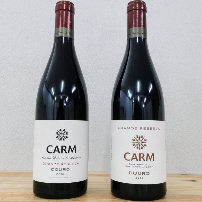 2016 & 2018 CARM - Douro Grande Reserva - 2 Flaskor (0,75L)