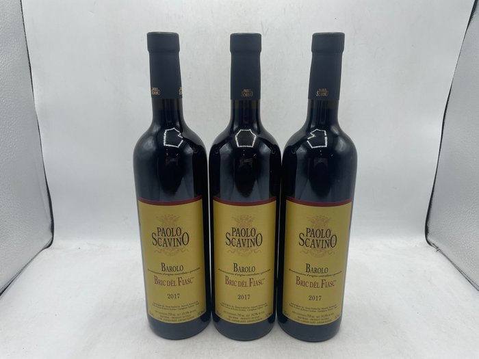 2017 Paolo Scavino Bric Del Fiasc - 巴罗洛 DOCG - 3 Bottles (0.75L)
