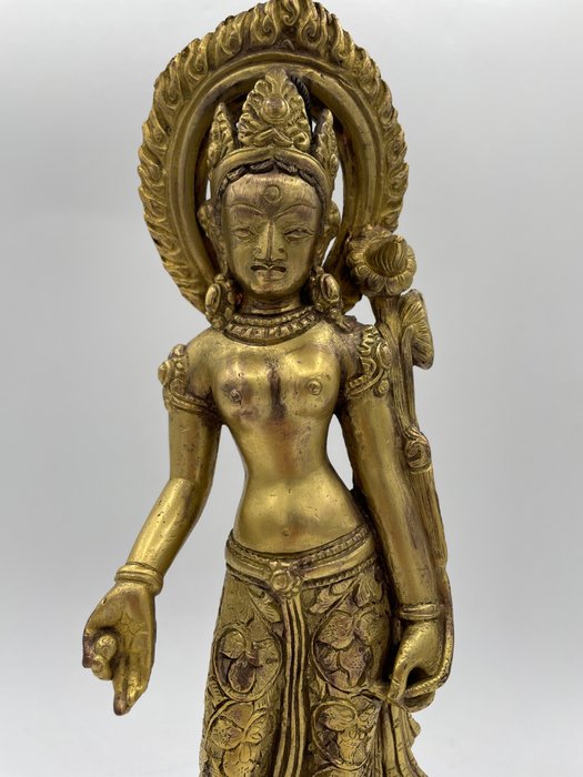 Buddha - 黄铜色 - 尼泊尔