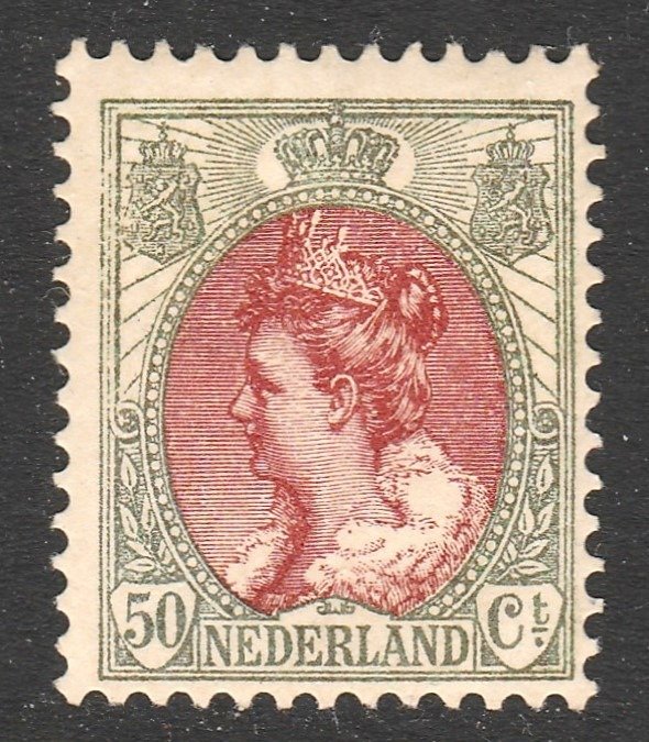 Niederlande 1899 - Königin Wilhelmina 'Pelzkragen' - NVPH 74