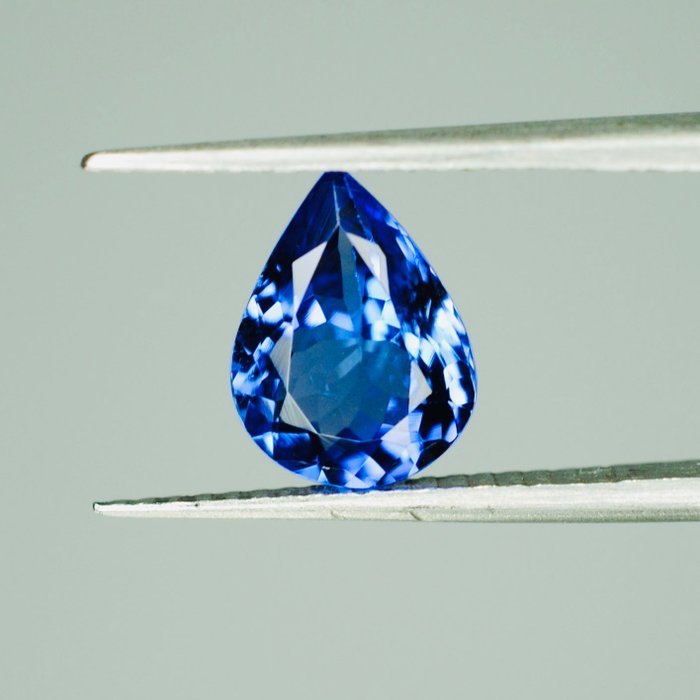 ingen reserve - blålig fiolett Tanzanitt - 1.50 ct