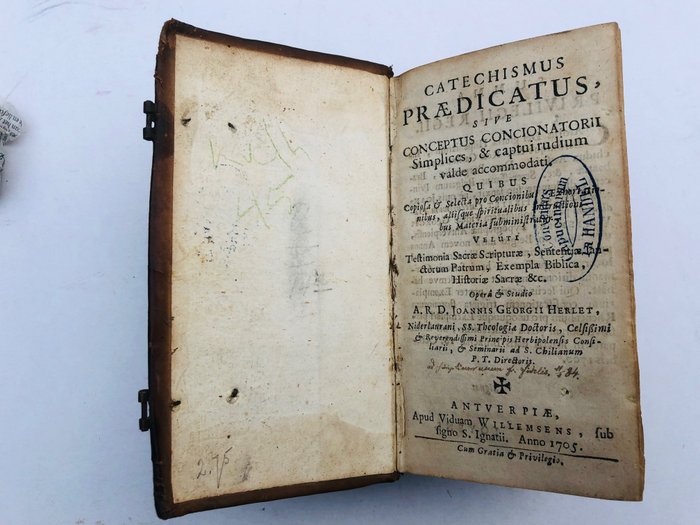 A.R.D. Joannis Georgii Herlet - Catechismus Praedicatus. - 1705