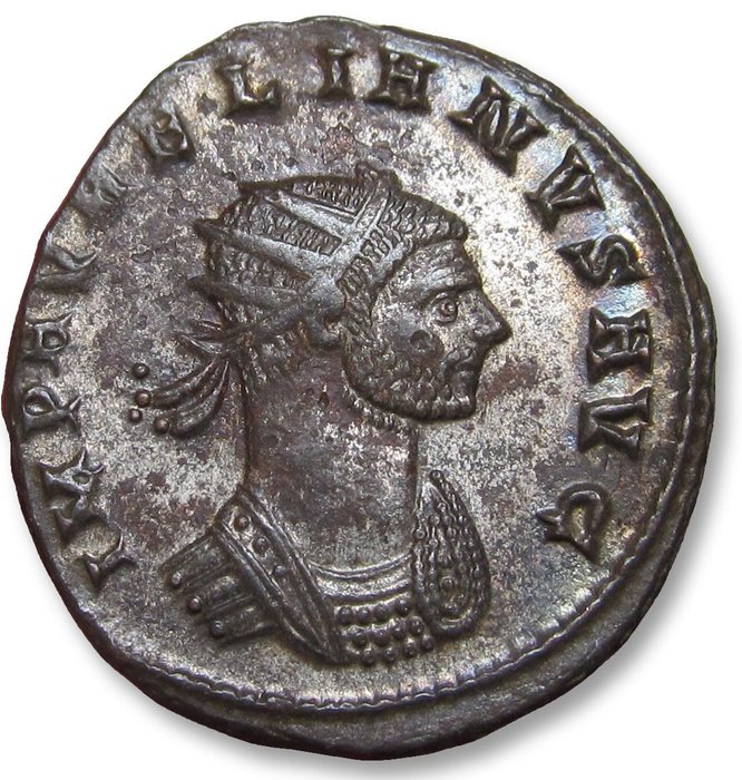 Imperio romano. Aureliano (270-275 e. c.). Antoninianus Cyzikus 270-275 A.D. - nearly as minted - mintmark XXI / Ԑ