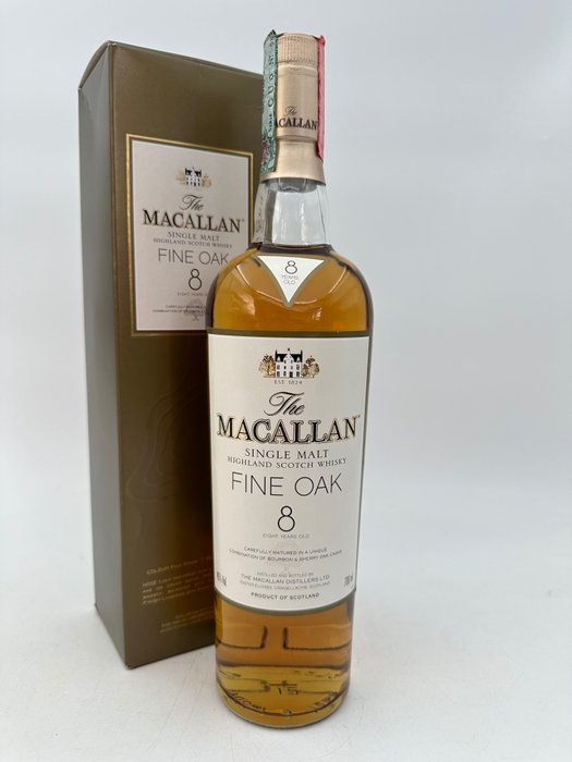 Macallan 8 years old - Fine Oak - Original bottling  - b. 2000s - 700毫升