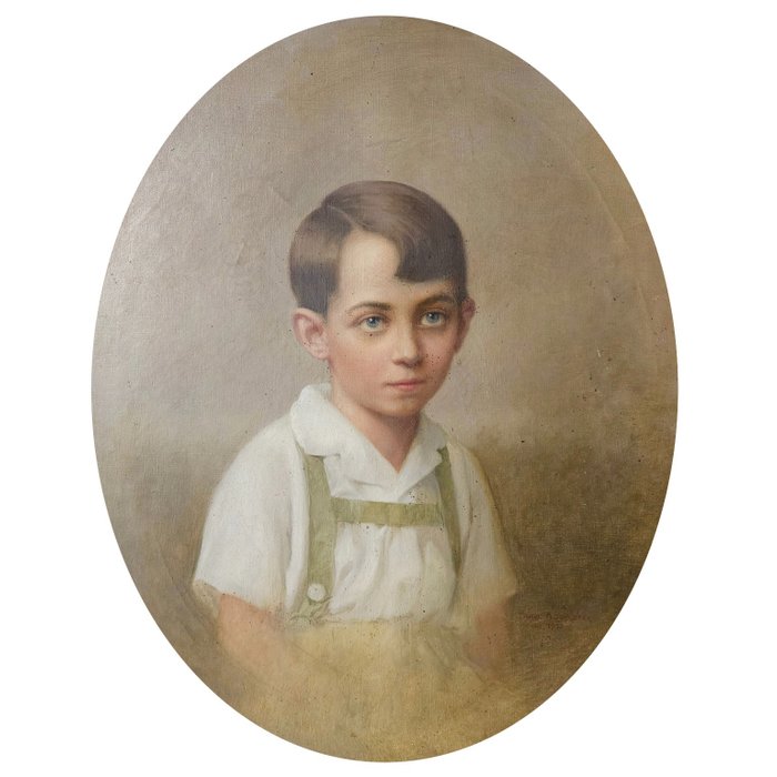 Karl Maria Schuster (1871-1953) - Portrait eines Kind