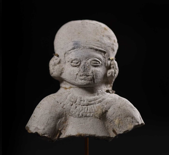 前哥伦布时代 Terracotta 具有西班牙出口许可证的雕塑 - 8 cm