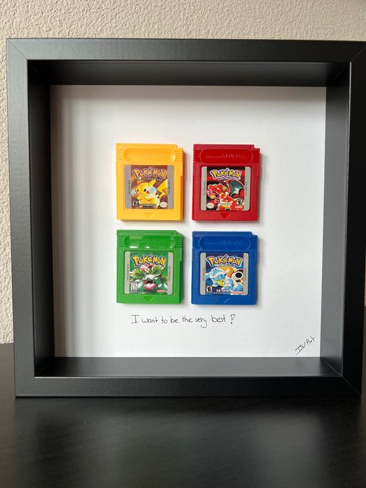 ISV Art - Framed art - Pokémon X Nintendo - I want to be the very best!