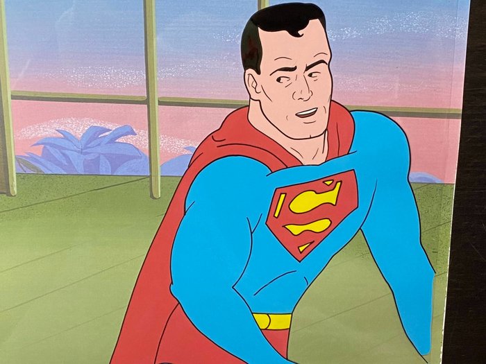 The Superman/Aquaman Hour of Adventure (1967) - 1 Animación Original Cel de Superman