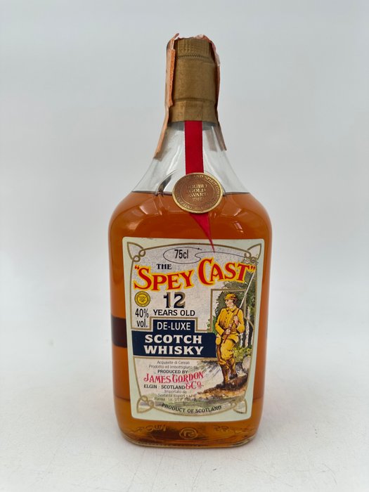 The Spey Cast 12 years old - Sestante - James Gordon & Co.  - b. 1980er Jahre - 75 cl