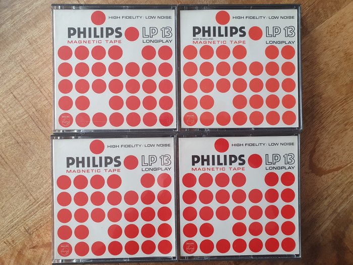 Philips - Bobine con nastro - Audio a bobina aperta - Modelli vari
