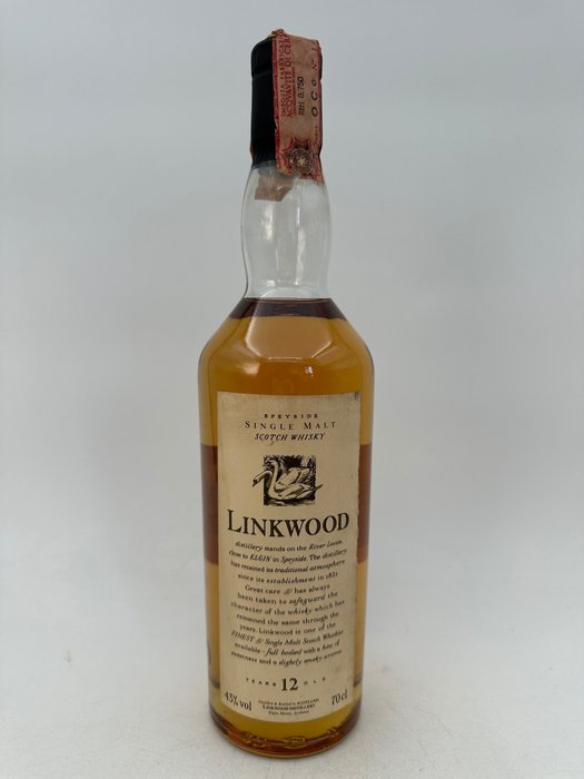 Linkwood 12 years old - Flora & Fauna - Original bottling  - b. década de 1990 - 70cl