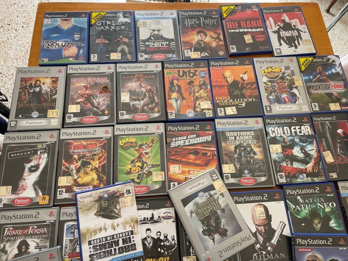 Sony - Playstation 2 (PS2) + games - Console de jeux vidéo - Dans la boîte d'origine