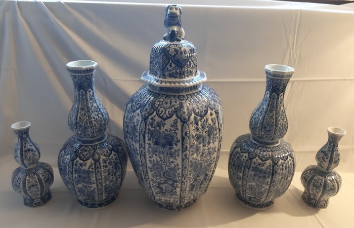 Keramis Boch - 花瓶 (5)  - 陶器