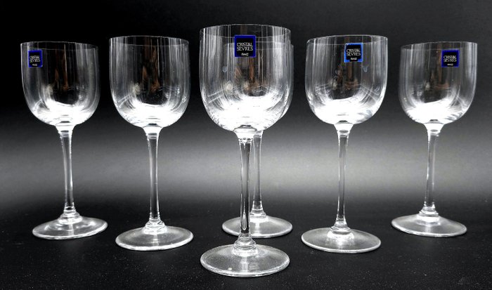 Crystal de Sèvres - Wine glass (6) - Crystal