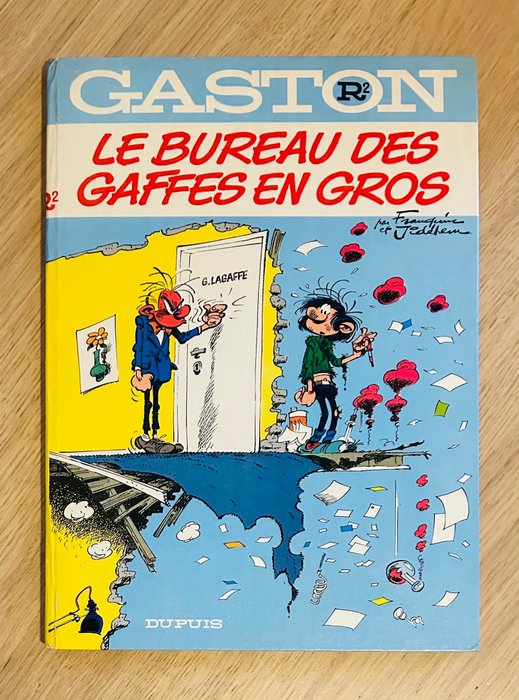 Gaston R2 - Le Bureau des gaffes en gros - C - 1 Album - Erstausgabe - 1972