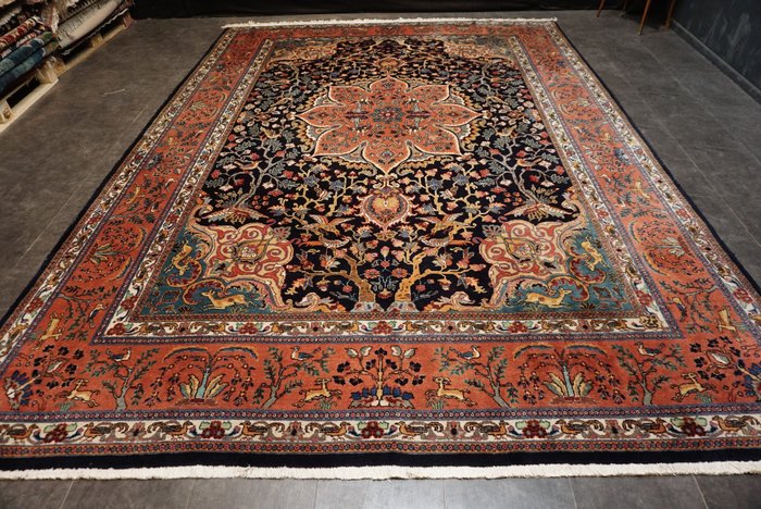 Tabriz Iran Semnat - Carpetă - 356 cm - 270 cm