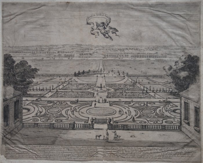 Israël Silvestre (1621-1691) - Perspective du Jardin de Fromont