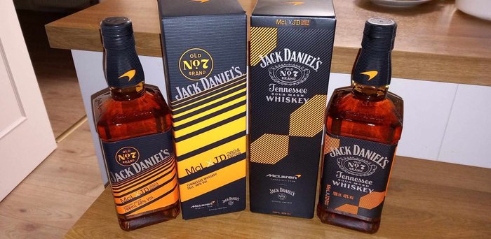 Jack Daniel's - McLaren Edition 2023 & McLaren Edition 2024  - 70厘升 - 2 瓶
