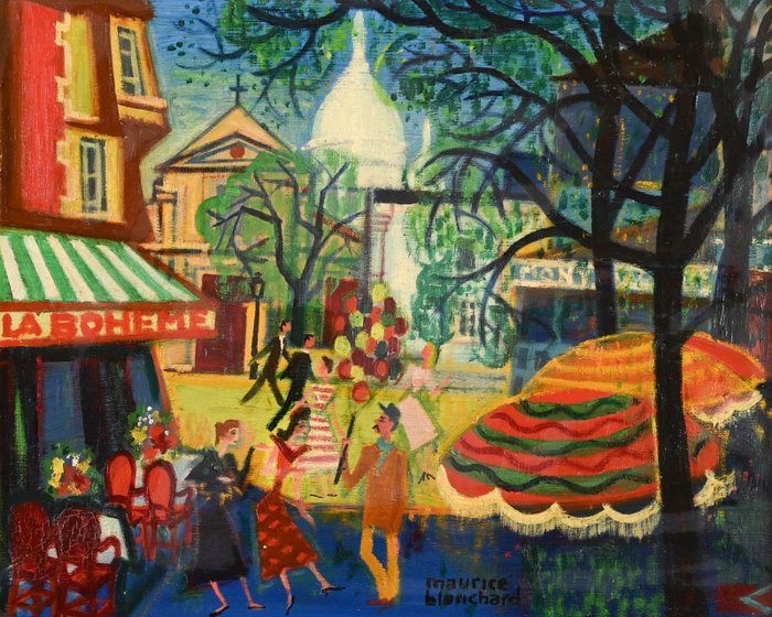 Maurice Blanchard (1903-1969) - Montmartre, La Bohème
