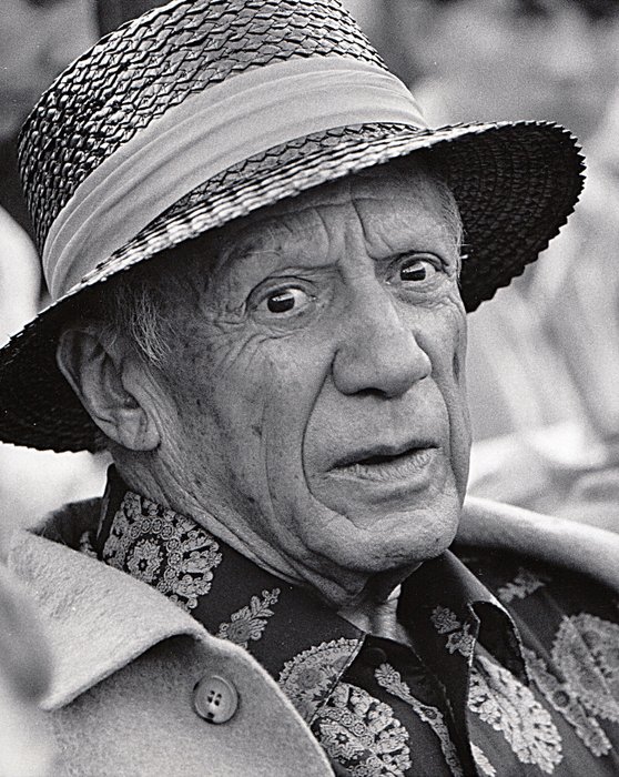 Hubertus Hierl (1940) - Porträt Pablo Picasso (Fréjus - 7.8.1966)