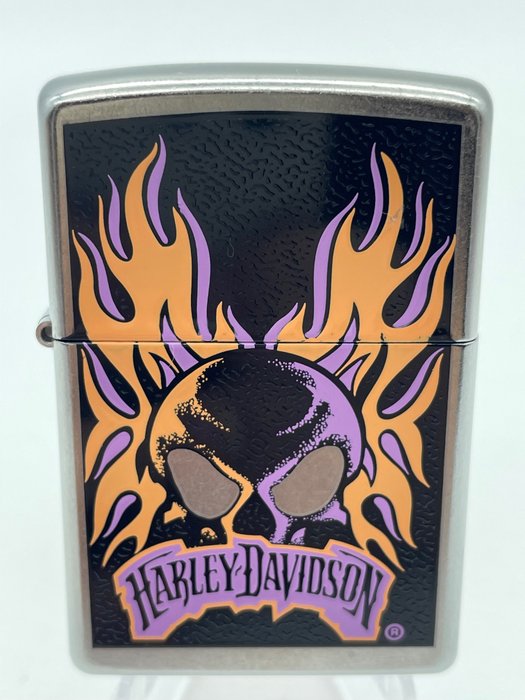 Zippo - Harley Davidson Fire - 2008 - Αναπτήρας - Μέταλλο