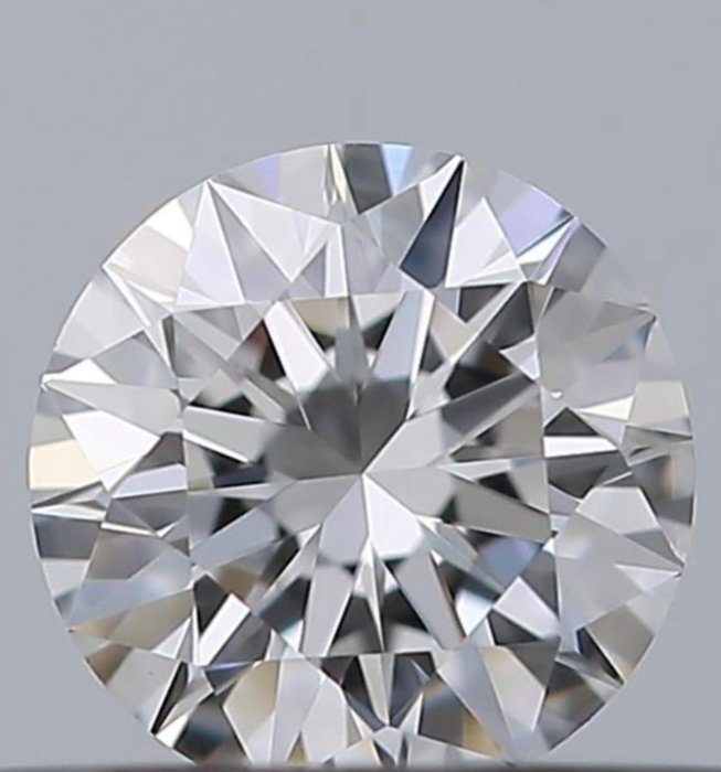1 pcs 钻石 - 0.32 ct - 明亮型 - D (无色) - VVS2 极轻微内含二级