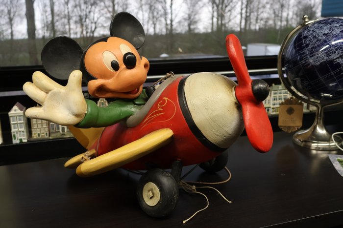 Statuette - Mickey Mouse Airplane -  (1) - Disney
