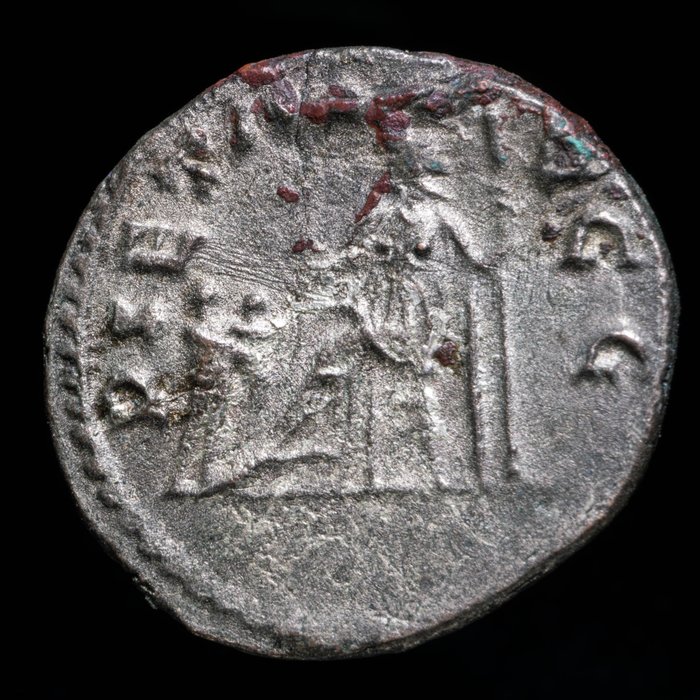Roman Empire. Salonina (Augusta, AD 254-268). Silvered Antoninianus Roma -  PIETAS AVGG