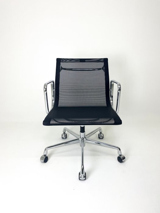 Vitra - Charles & Ray Eames - 办公椅 - EA 108 - 铝, 网波