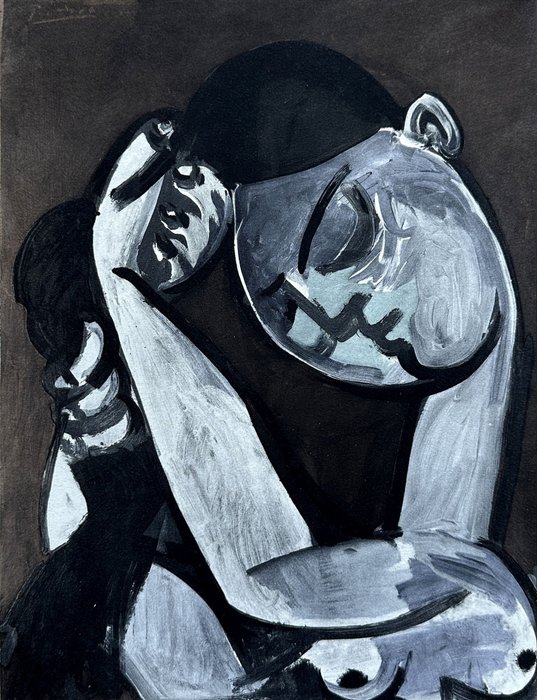 Pablo Picasso (1881-1973) - Femme se coiffant les cheveux