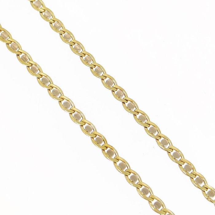 Halskette Gelbgold, Weißgold, 18 Karat 