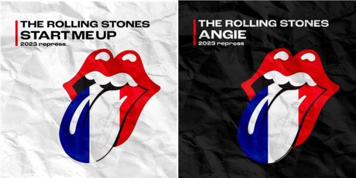 The Rolling Stones - Angie + Start me up - Diverse Titel - 7" Single (45 RPM) - Neuauflage - 2023