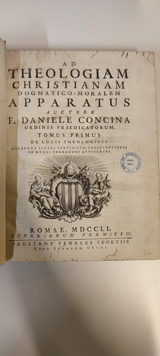 Daniele Concina - Ad Theologiam Christianam dogmatico-moralem apparatus - 1755