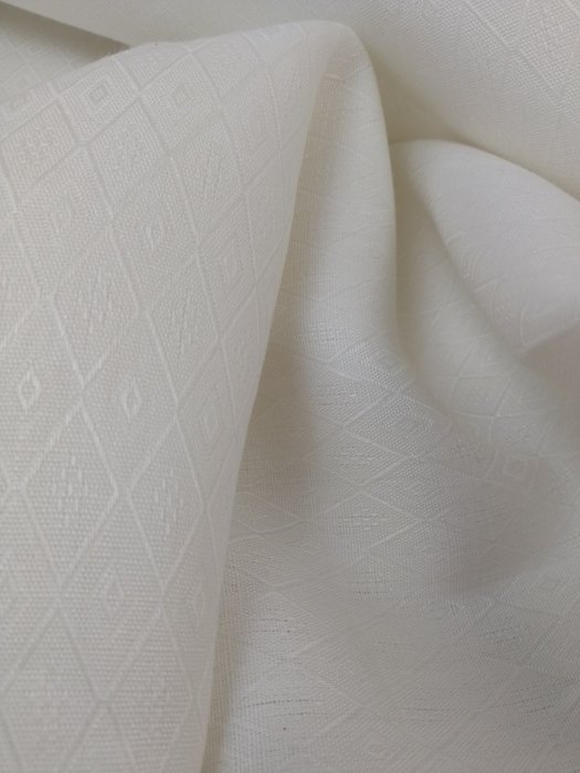 Sontuoso Taglio Puro lino cm 600 x 280 Bianco Latte - Tessuto  - 600 cm - 280 cm