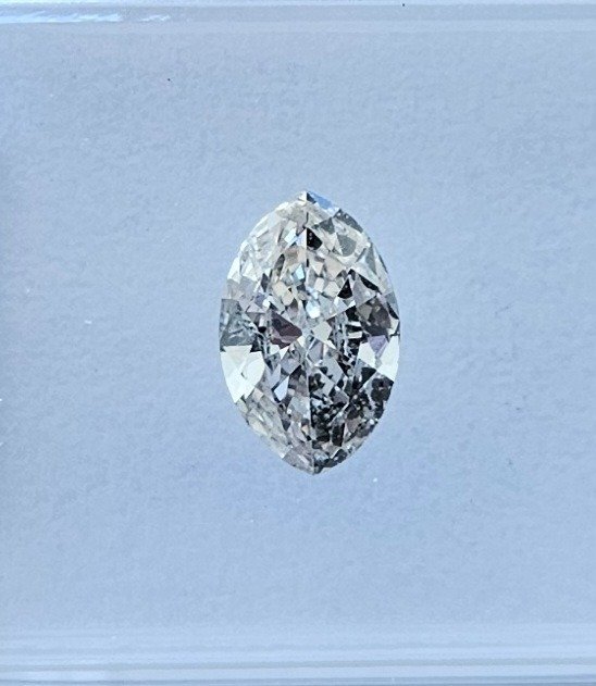 1 pcs Diament  (Naturalny)  - 0.46 ct - markizowy - K - SI2 (z nieznacznymi inkluzjami) - International Gemological Institute (IGI)