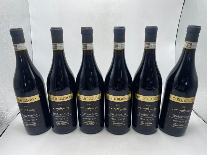 2019 x4 & 2020 x2 Carlo Giacosa, Montefico - 芭芭萊斯科 DOCG - 6 瓶 (0.75L)