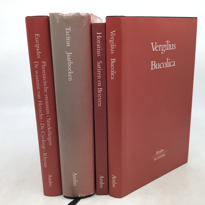 Ambo Klassiek; Euridipes, Vergilius, Tacitus & Horatius - Lot met 4 uitgaven uit de reeks - 1988