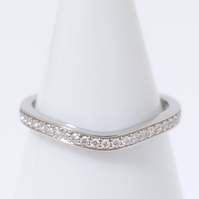 Cartier - Ring - Ballerine curved wedding Platin 
