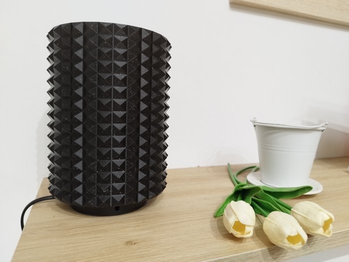 ProMaker3D Designer - Schreibtischlampe - Bienenstock aus schwarzem Marmor - Biopolymer