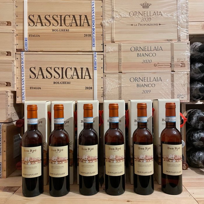 2022 Donnafugata "Ben Ryé" Passito di Pantelleria - Sicilia - 6 Halv flaske (0,375 L)
