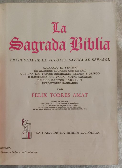 Sagrada Biblia - 1950
