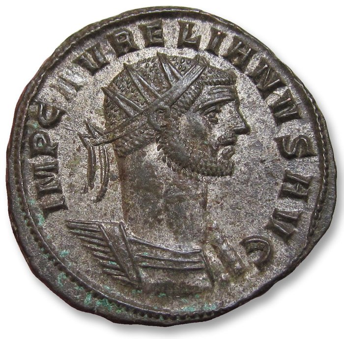 罗马帝国. 奥雷利安 （公元270-275）. Antoninianus Siscia 274-275 A.D. - beautiful near mint state - mintmark XXIS -