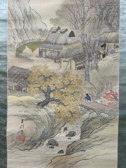 秋景Autumn scenery - Yamauchi Tamon山内多門(1878-1932) - Japón