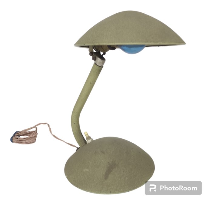 Lampă  de masă (1) - Design italian din anii 1950 - Aluminiu