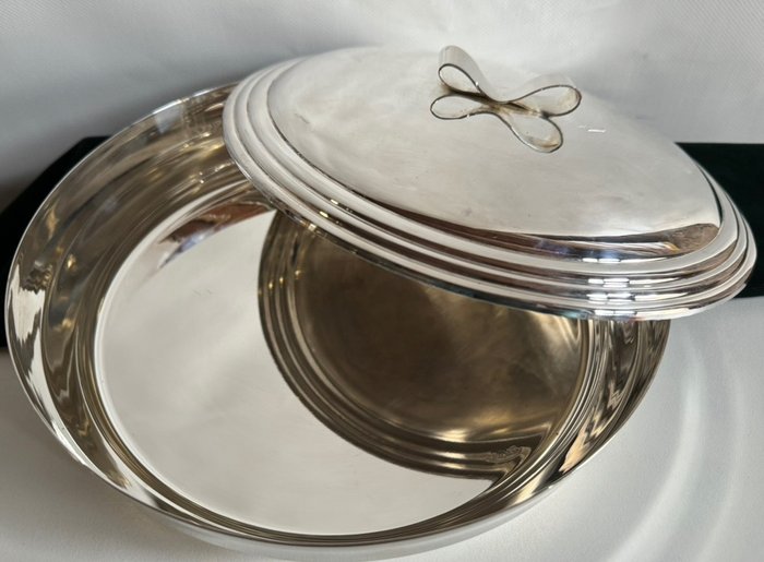 Plat de service - Serving Dish “ Art de Table” Silverplated - Métal argenté
